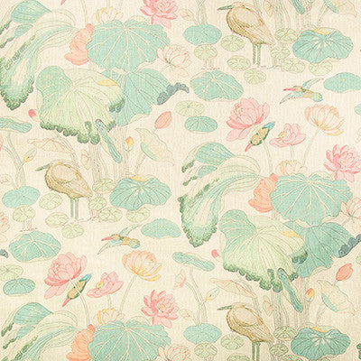 Nympheus Twill Pink/Teal by Lee Jofa Fabric
