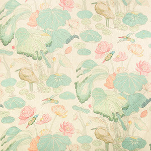 Nympheus Twill Pink/Teal by Lee Jofa Fabric