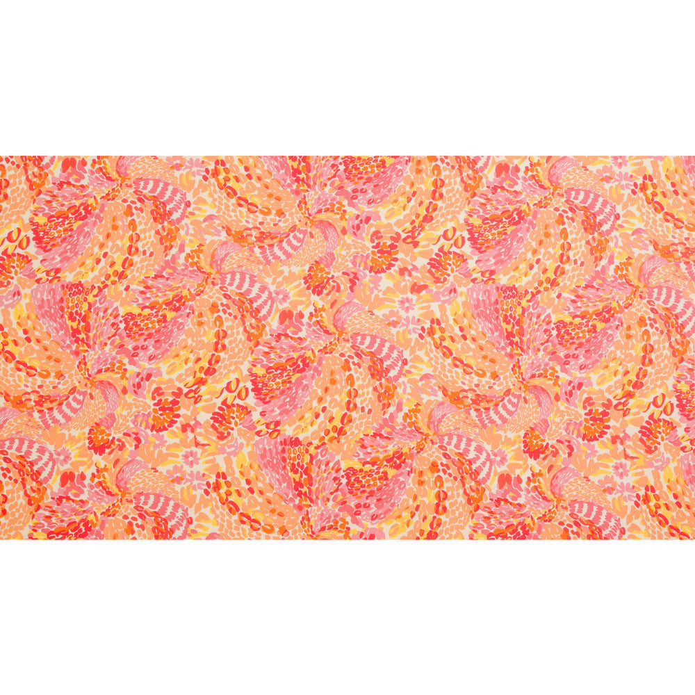 Searchin Urchin Tiki/Orange by Lee Jofa Fabric LILLY PULITZER RESORT 365 SOLUTION DYED POLYESTER - 100% Italy Horizontal: 32 and Vertical: 23.6 52.3 - Fabric Carolina -