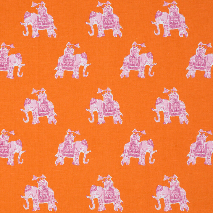 Bazaar Clementine by Lee Jofa Fabric LILLY PULITZER II COTTON - 89%;FLAX - 11% United States - Horizontal: 6.75 and Vertical: 9 54 - Fabric Carolina -