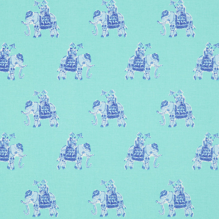 Bazaar Shorely Blue by Lee Jofa Fabric LILLY PULITZER II COTTON - 89%;FLAX - 11% United States Horizontal: 6.75 and Vertical: 9 54 - Fabric Carolina -