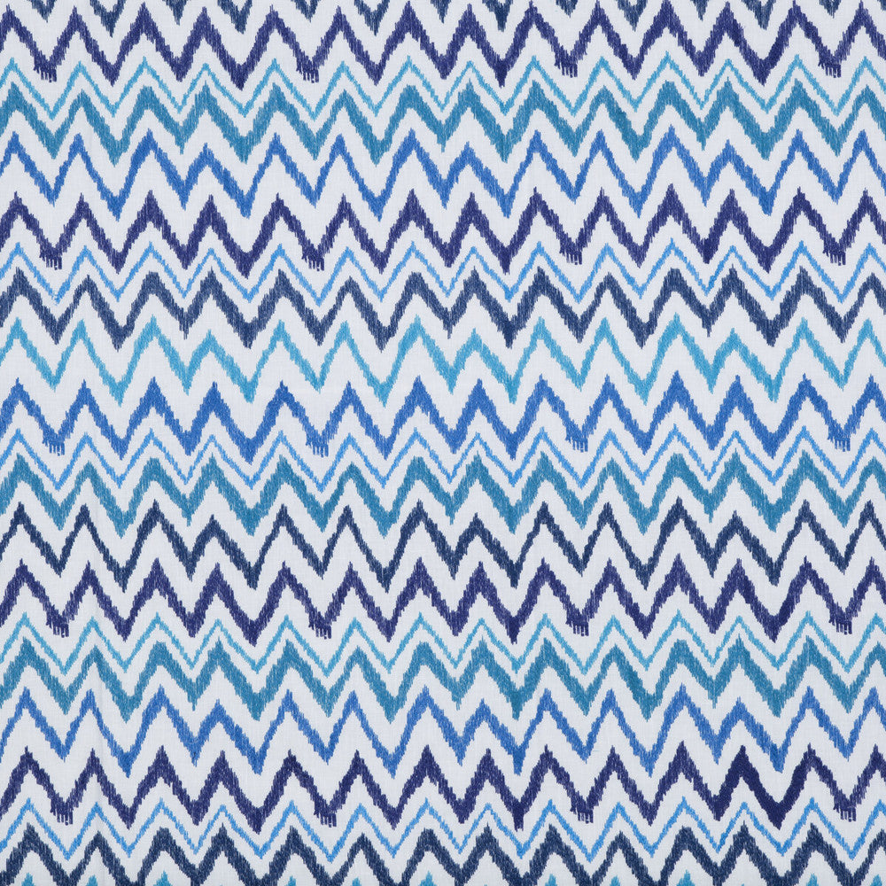 Chev On It Worth Blue by Lee Jofa Fabric LILLY PULITZER II LINEN - 77%;RAYON - 23% India LIGHT Horizontal: 9.05 and Vertical: 18.5 54.3 - Fabric Carolina -