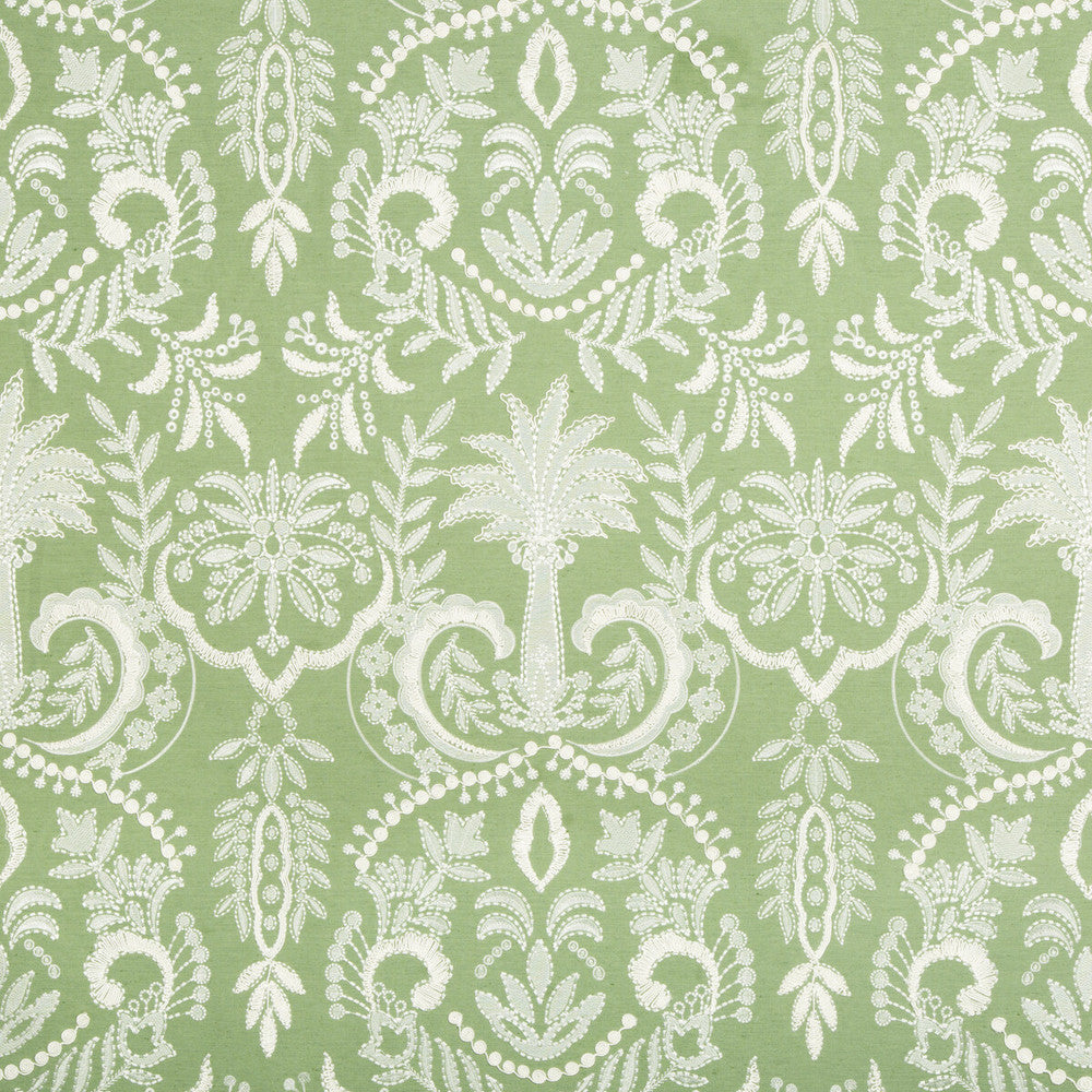 Golconda Palm by Lee Jofa Fabric OSCAR DE LA RENTA III VISCOSE - 44%;POLYESTER - 36%;LINEN - 20% India Horizontal: 17 and Vertical: 23.5 50.25 - Fabric Carolina -