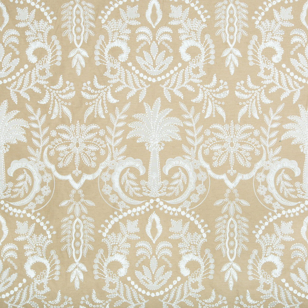 Golconda Tobacco by Lee Jofa Designer Fabric OSCAR DE LA RENTA III VISCOSE - 44%;POLYESTER - 36%;LINEN - 20% India - Horizontal: 17 and Vertical: 23.5 50.25 - Swanky Fabrics -