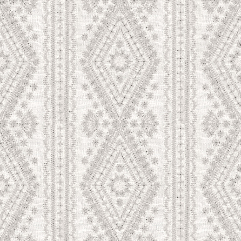 Lucknow Grey by Lee Jofa Fabric OSCAR DE LA RENTA III POLYESTER - 75%;LINEN - 15%;COTTON - 10% India LIGHT Horizontal: 7.25 and Vertical: 7.5 51 - Fabric Carolina -