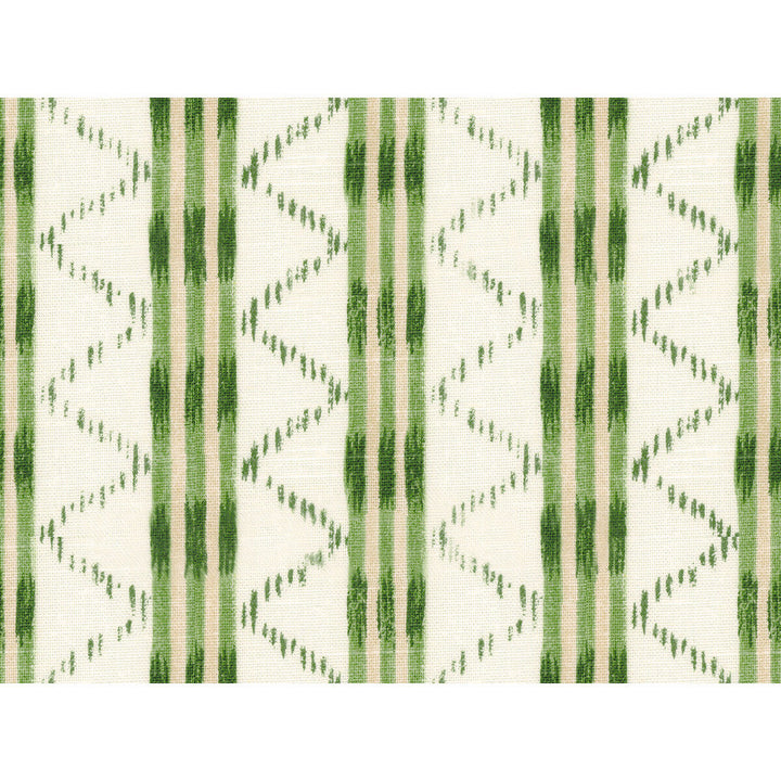 Makassar Green by Lee Jofa Designer Fabric OSCAR DE LA RENTA III COTTON - 89%;FLAX - 11% United States Horizontal: 9 and Vertical: 27 54 - Swanky Fabrics -