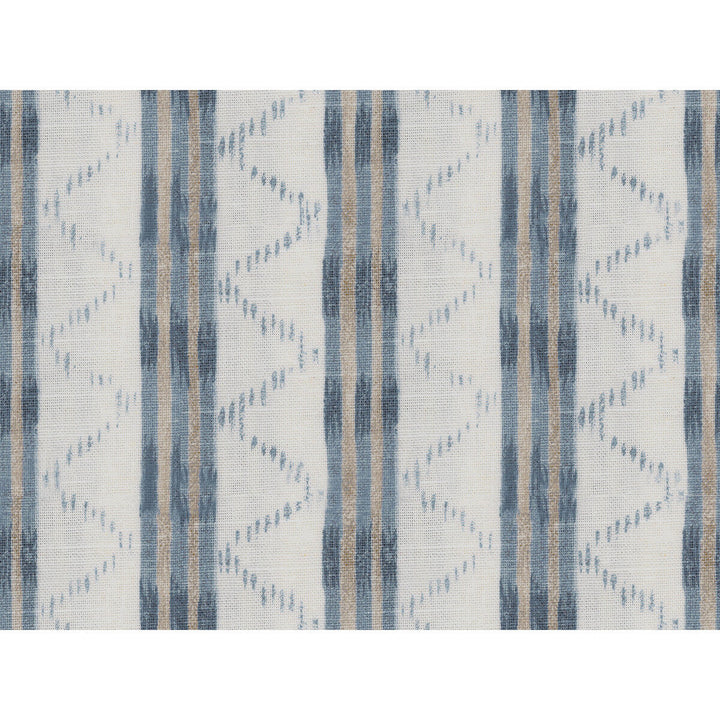 Makassar Blue by Lee Jofa Designer Fabric OSCAR DE LA RENTA III COTTON - 89%;FLAX - 11% United States - Horizontal: 9 and Vertical: 27 54 - Swanky Fabrics -