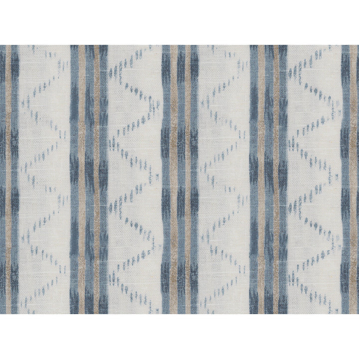 Makassar Blue by Lee Jofa Fabric OSCAR DE LA RENTA III COTTON - 89%;FLAX - 11% United States Horizontal: 9 and Vertical: 27 54 - Fabric Carolina -