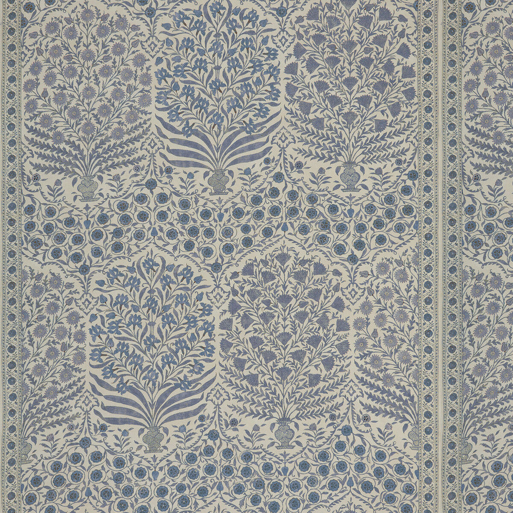Sameera Blue/Indigo by Lee Jofa Fabric OSCAR DE LA RENTA III COTTON - 100% United Kingdom Horizontal: 54.5 and Vertical: 62 54 - Fabric Carolina -