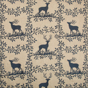 Caribou Emb Navy by Lee Jofa Fabric
