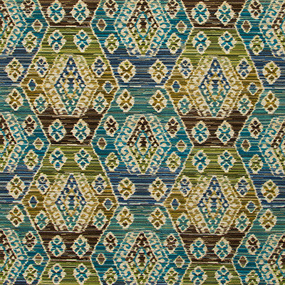 Bisti Velvet Teal/Forest by Lee Jofa Fabric