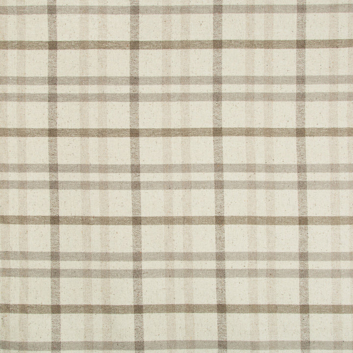 Fannin Plaid Stone/Mink by Lee Jofa Fabric LODGE II WEAVES AND EMBROIDERIES VISCOSE - 33%;WOOL - 28%;ACRYLIC - 21%;COTTON - 14%;POLYESTER - 4% Italy MEDIUM Horizontal: 6.57 and Vertical: 7.28 55.12 - Fabric Carolina -