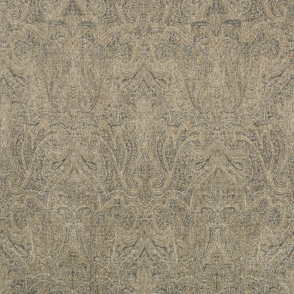 Toccoa Paisley Mink/Ebony by Lee Jofa Fabric LODGE II WEAVES AND EMBROIDERIES WOOL - 66%;COTTON - 34% Turkey Horizontal: 23.86 and Vertical: 56.89 47.72 - Fabric Carolina -