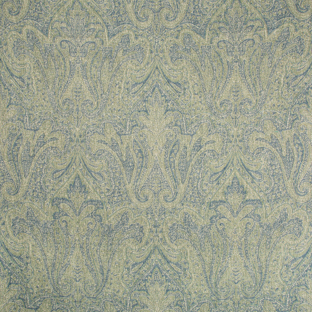 Toccoa Paisley Jade/Navy by Lee Jofa Fabric LODGE II WEAVES AND EMBROIDERIES WOOL - 66%;COTTON - 34% Turkey Horizontal: 23.86 and Vertical: 56.89 47.72 - Fabric Carolina -