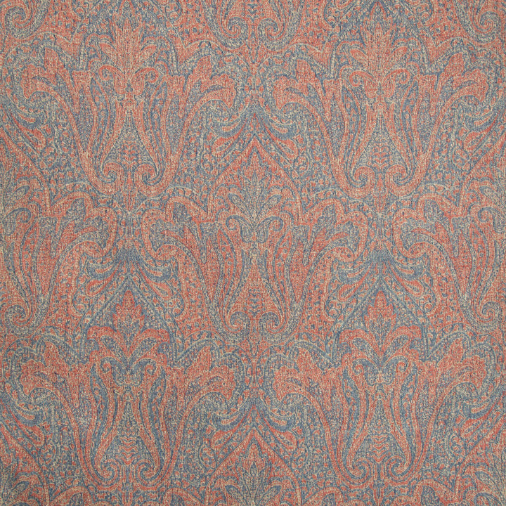 Toccoa Paisley Ruby/Blue by Lee Jofa Fabric LODGE II WEAVES AND EMBROIDERIES WOOL - 66%;COTTON - 34% Turkey Horizontal: 23.86 and Vertical: 56.89 47.72 - Fabric Carolina -