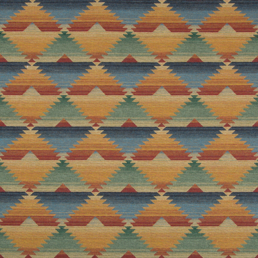 Dinetah Wool Multi/Spice by Lee Jofa Fabric LODGE II WEAVES AND EMBROIDERIES COTTON - 55%;VISCOSE - 30%;POLYESTER - 9%;WOOL - 6% Belgium MEDIUM Horizontal: 4.45 and Vertical: 4.45 53 - Fabric Carolina -