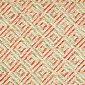 Verbier Diamond Jade/Red by Lee Jofa Fabric