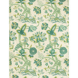 Leyland Print Emerald/Teal by Lee Jofa Fabric