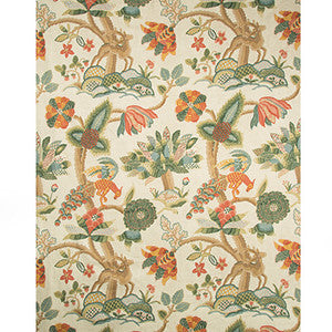 Leyland Print Berry/Forest by Lee Jofa Fabric