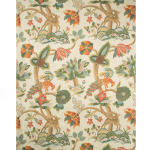 Leyland Print Berry/Forest by Lee Jofa Fabric