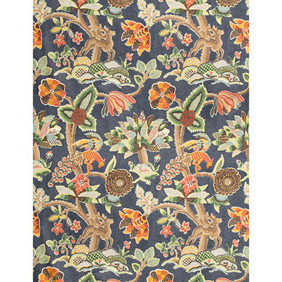Leyland Print Blue/Multi by Lee Jofa Fabric