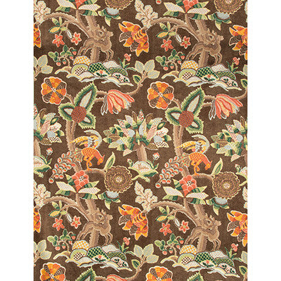 Leyland Print Tobacco by Lee Jofa Fabric