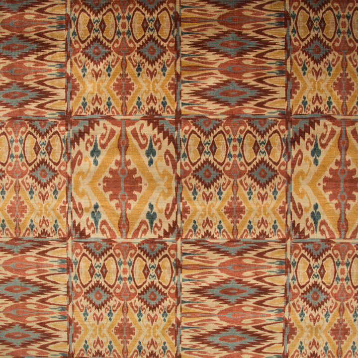 Trent Ikat Vel Ruby/Gold by Lee Jofa Fabric Lee Jofa Fabric Trent Ikat Vel Ruby/GoldFabric LODGE II PRINTS COTTON - 49%;VISCOSE - 46%;POLYESTER - 5% Italy </p><p>Repeat: H: 26.7, V: 30.3 53.4 - Fabric Carolina -