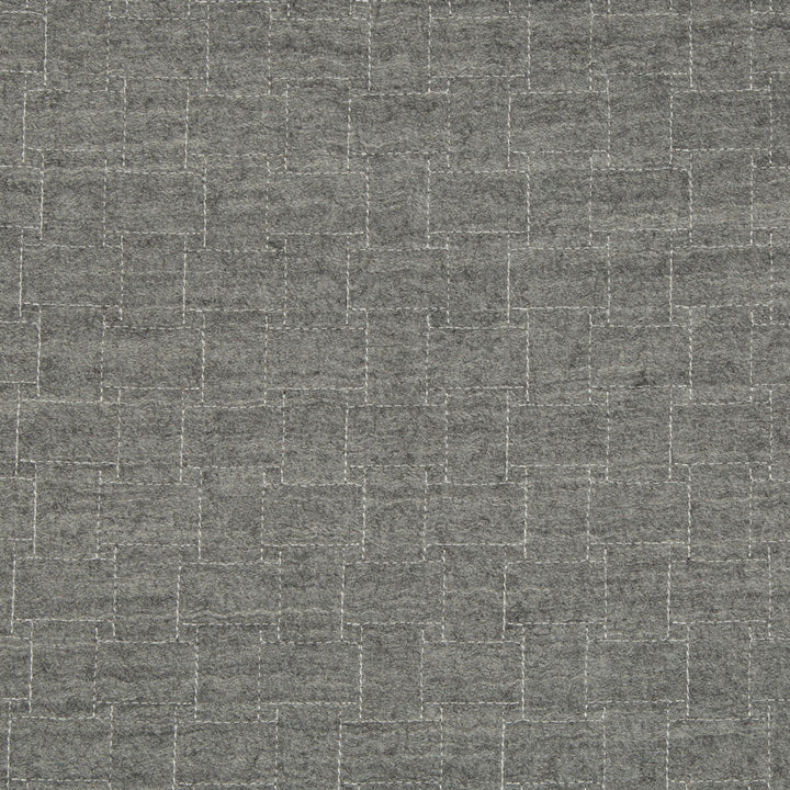 Epping Quilt Grey by Lee Jofa Fabric LODGE II WEAVES AND EMBROIDERIES WOOL - 61%;COTTON - 21%;POLYESTER - 18% Turkey MEDIUM Horizontal: 1.97 and Vertical: 1.97 54.33 - Fabric Carolina -