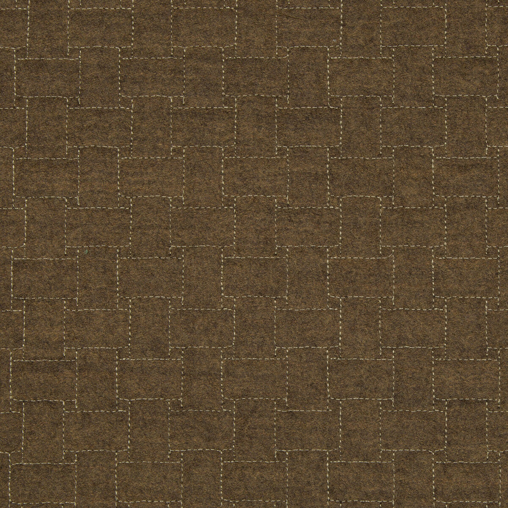 Epping Quilt Oak by Lee Jofa Fabric LODGE II WEAVES AND EMBROIDERIES WOOL - 61%;COTTON - 21%;POLYESTER - 18% Turkey MEDIUM Horizontal: 1.97 and Vertical: 1.97 54.33 - Fabric Carolina -