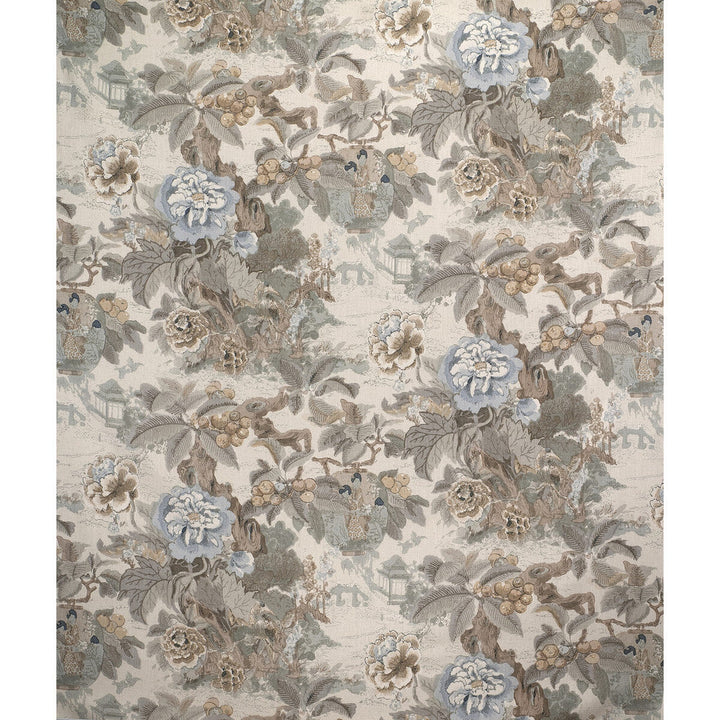 Chinese Lantern Ii Pebble by Lee Jofa Designer Fabric LINEN - 51%;VISCOSE - 49% Thailand MEDIUM Horizontal: 50 and Vertical: 28 50 - Swanky Fabrics -