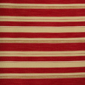 Entoto Stripe Red/Ochre by Lee Jofa Fabric