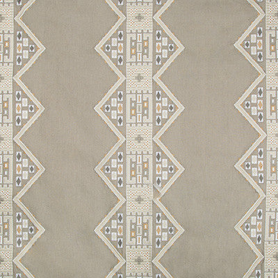 Ketema Emb Grey/Beige by Lee Jofa Fabric