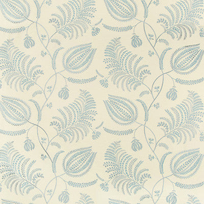 Palmero Emb Ecru/Sky by Lee Jofa Fabric