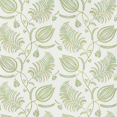 Palmero Emb Ivory/Leaf by Lee Jofa Fabric