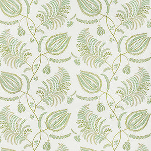 Palmero Emb Ivory/Leaf by Lee Jofa Fabric