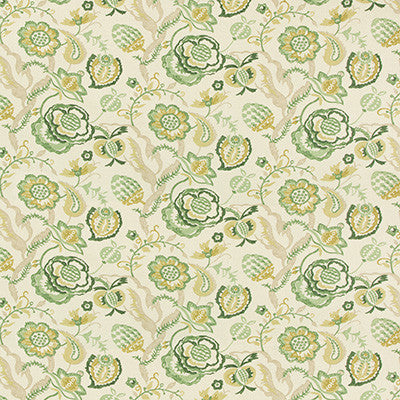 Solana Print Grass/Gold by Lee Jofa Fabric