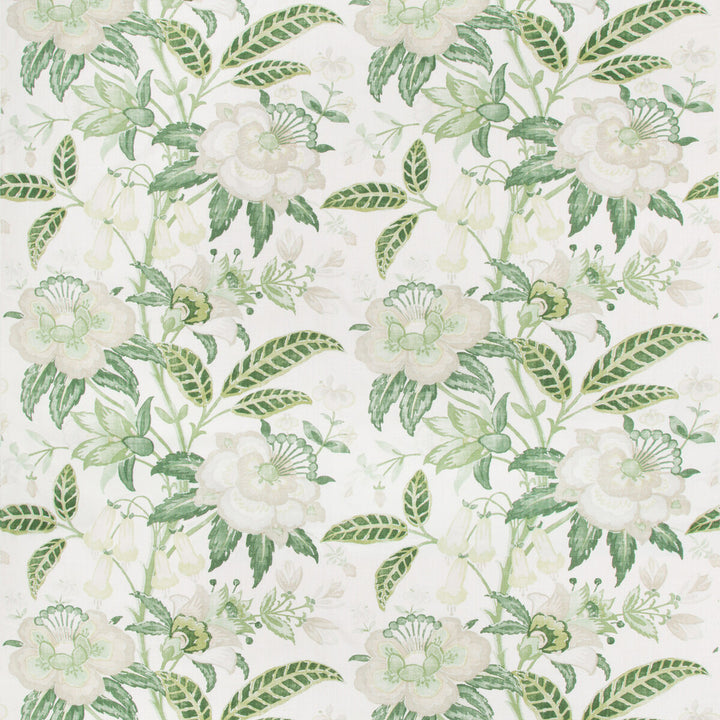 Davenport Print Greenery by Lee Jofa Fabric WESTPORT LINEN - 100% Thailand MEDIUM Horizontal: 26.25 and Vertical: 24 52.5 - Fabric Carolina -