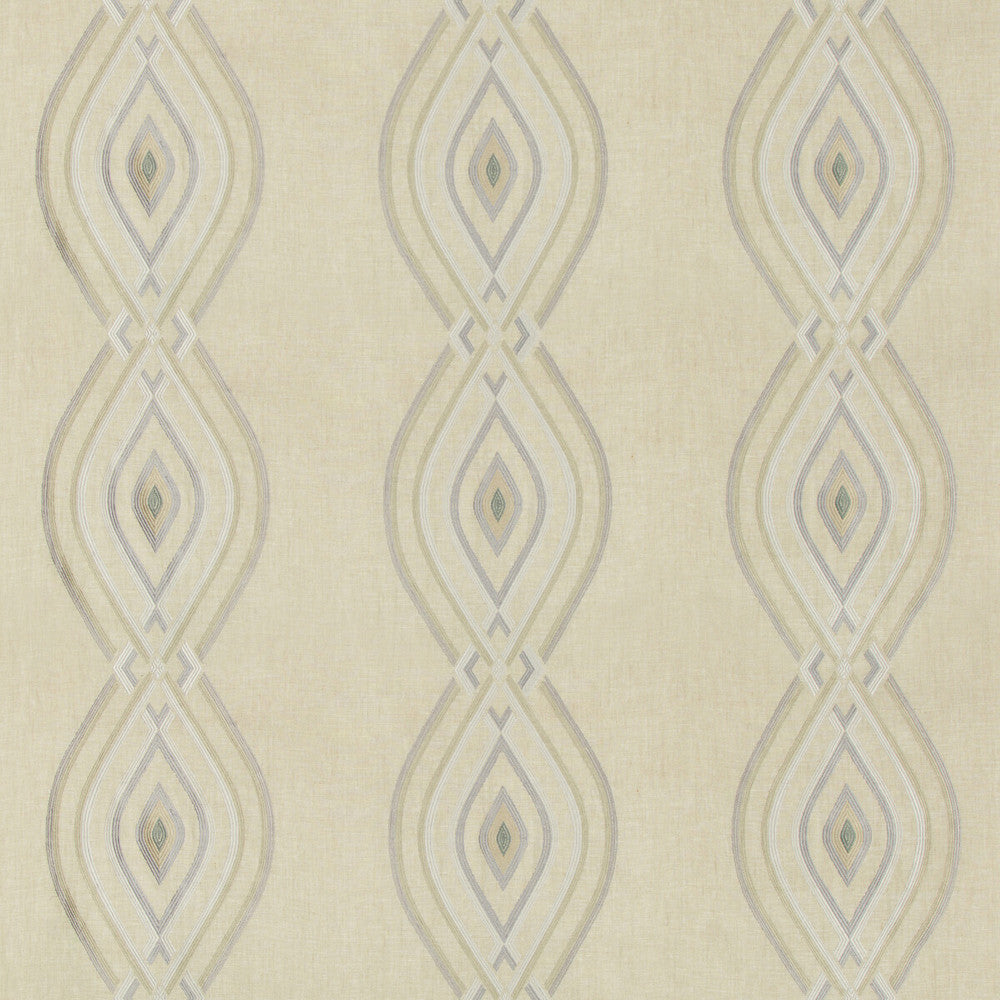 Ora Embroidery Bluff by Lee Jofa Fabric WESTPORT LINEN - 68%;VISCOSE - 23%;SPUN POLYESTER - 9% India LIGHT Horizontal: 16.5 and Vertical: 17 51 - Fabric Carolina -