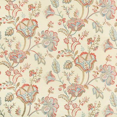 Bradford Emb Petal/Capri by Lee Jofa Fabric