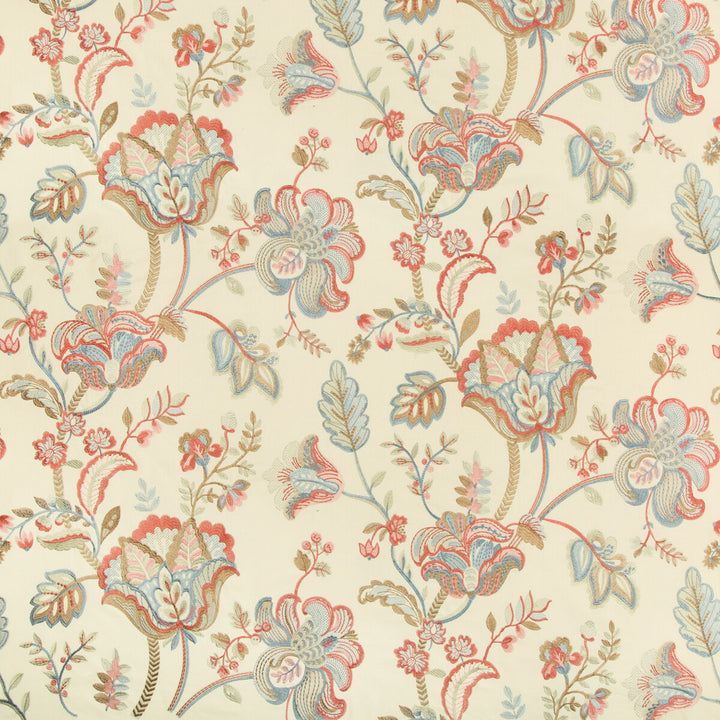 Bradford Emb Petal/Capri by Lee Jofa Fabric WESTPORT COTTON - 75%;VISCOSE - 15%;RAYON - 10% India Horizontal: 49 and Vertical: 31.5 49 - Fabric Carolina -