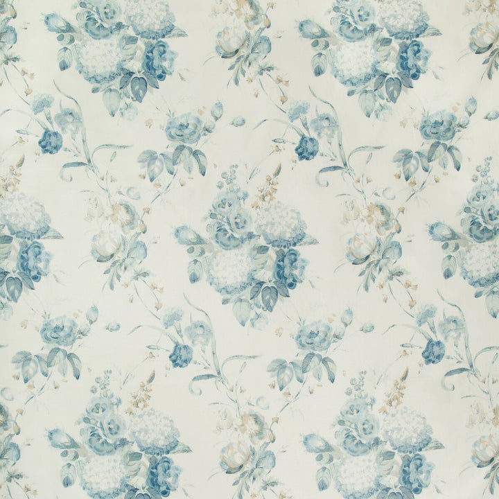 Adelyn Handblock Blue by Lee Jofa Fabric LJ SHOWROOM ONLY 2018 COTTON - 100% Thailand MEDIUM Horizontal: 12.5 and Vertical: 39.75 50 - Fabric Carolina -