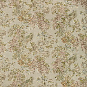 Montecito Floral Olive/Plum by Lee Jofa Fabric