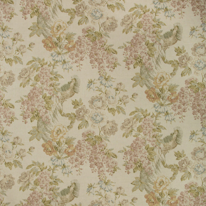 Montecito Floral Olive/Plum by Lee Jofa Fabric SUZANNE RHEINSTEIN III LINEN - 53%;COTTON - 35%;NYLON - 12% United Kingdom HEAVY Horizontal: 27 and Vertical: 29 54 - Fabric Carolina -
