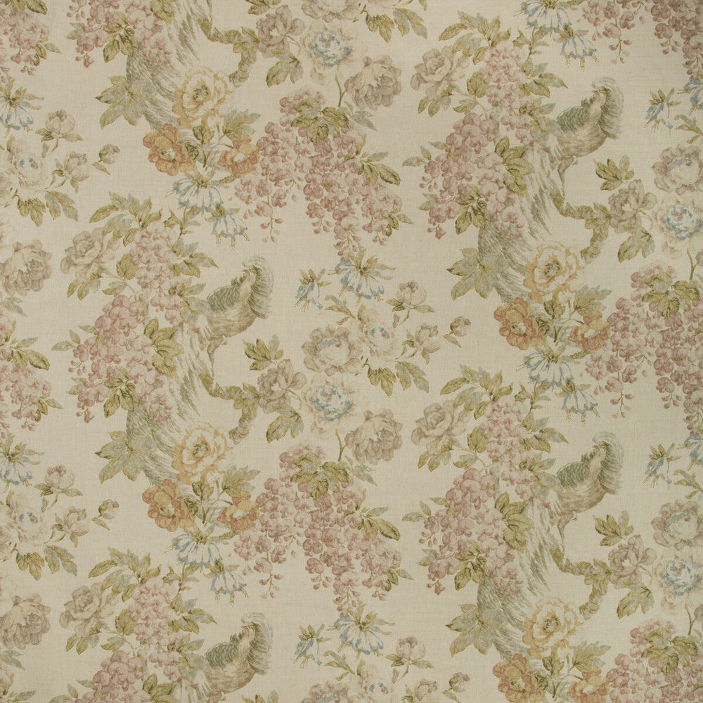 Montecito Floral Olive/Plum by Lee Jofa Fabric SUZANNE RHEINSTEIN III LINEN - 53%;COTTON - 35%;NYLON - 12% United Kingdom HEAVY Horizontal: 27 and Vertical: 29 54 - Fabric Carolina -