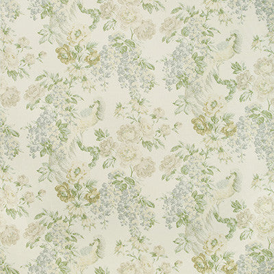 Montecito Floral Sky/Green by Lee Jofa Fabric