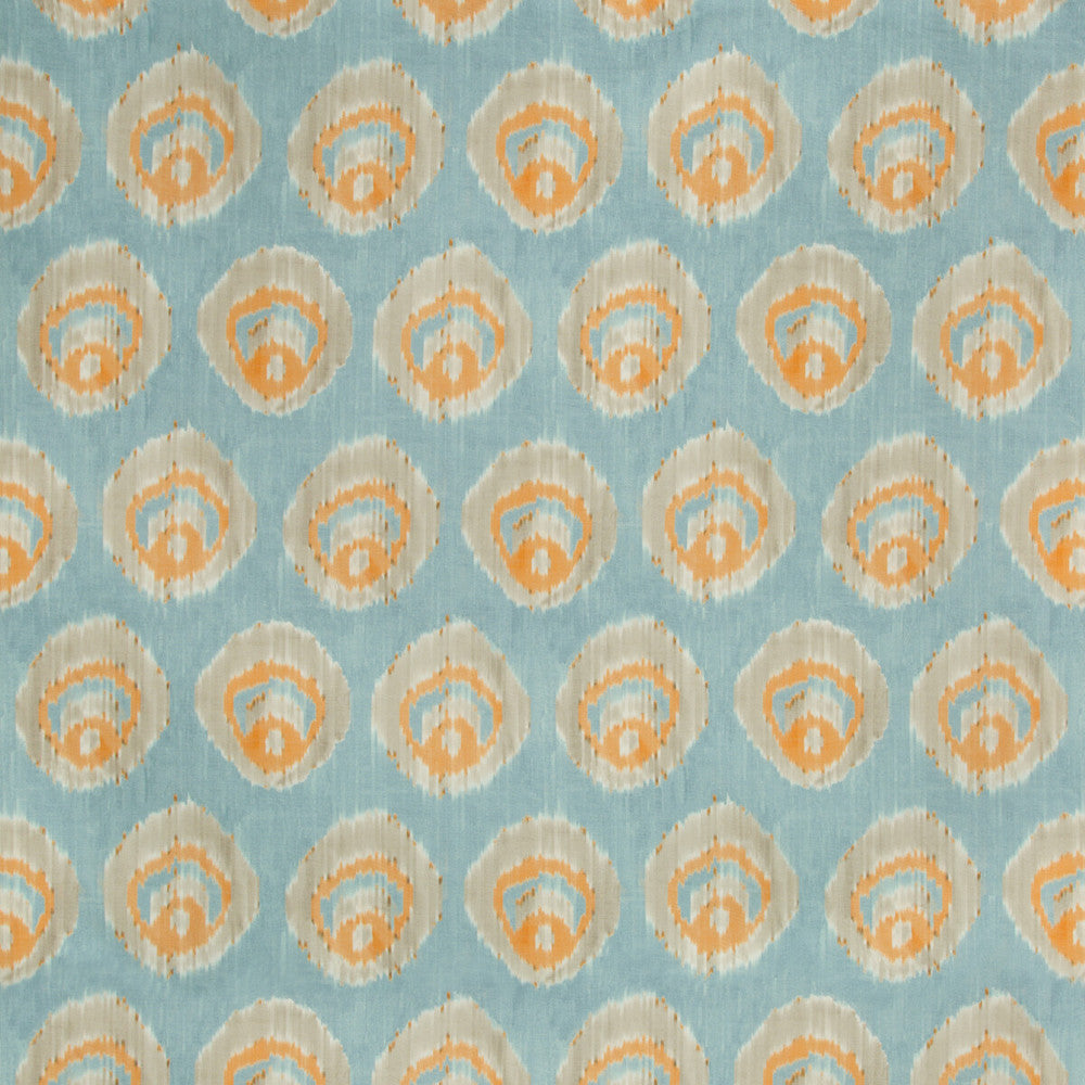 Monaco Print Aqua/Melon by Lee Jofa Fabric Lee Jofa Fabric Monaco Print Aqua/MelonFabric SUZANNE KASLER THE RIVIERA COLLECTION COTTON - 100% Italy </p><p>Repeat: H: 27, V: 19 55 - Fabric Carolina -