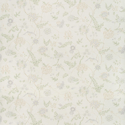 Avignon Print Lilac/Leaf by Lee Jofa Fabric