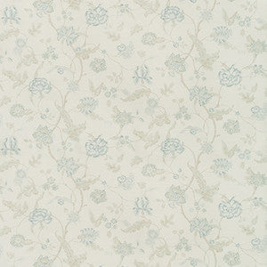 Avignon Print Aqua/Sage by Lee Jofa Fabric