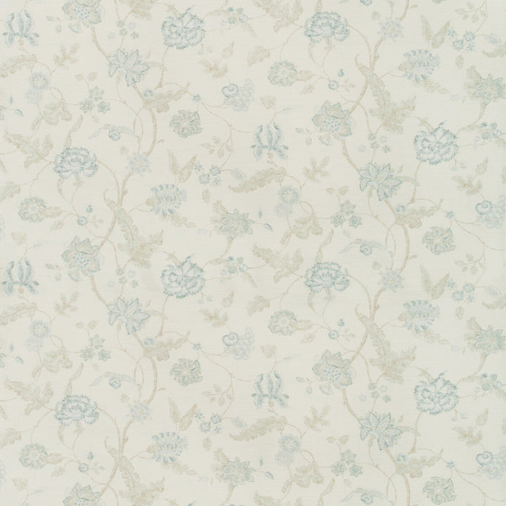 Avignon Print Aqua/Sage by Lee Jofa Designer Fabric SUZANNE KASLER THE RIVIERA COLLECTION LINEN - 65%;COTTON - 26%;NYLON - 9% United Kingdom MEDIUM Horizontal: 27 and Vertical: 29 54 - Swanky Fabrics -