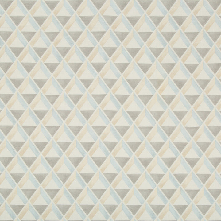Cannes Print Blue/Beige by Lee Jofa Fabric SUZANNE KASLER THE RIVIERA COLLECTION COTTON - 52%;LINEN - 48% Italy MEDIUM Horizontal: 18 and Vertical: 25.2 54 - Fabric Carolina -